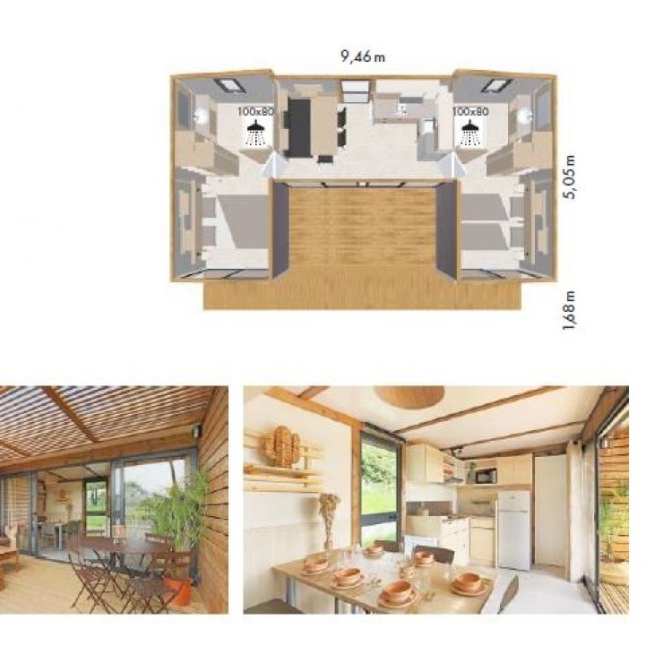 Les Hauts de Marquay Cottage 4P plan